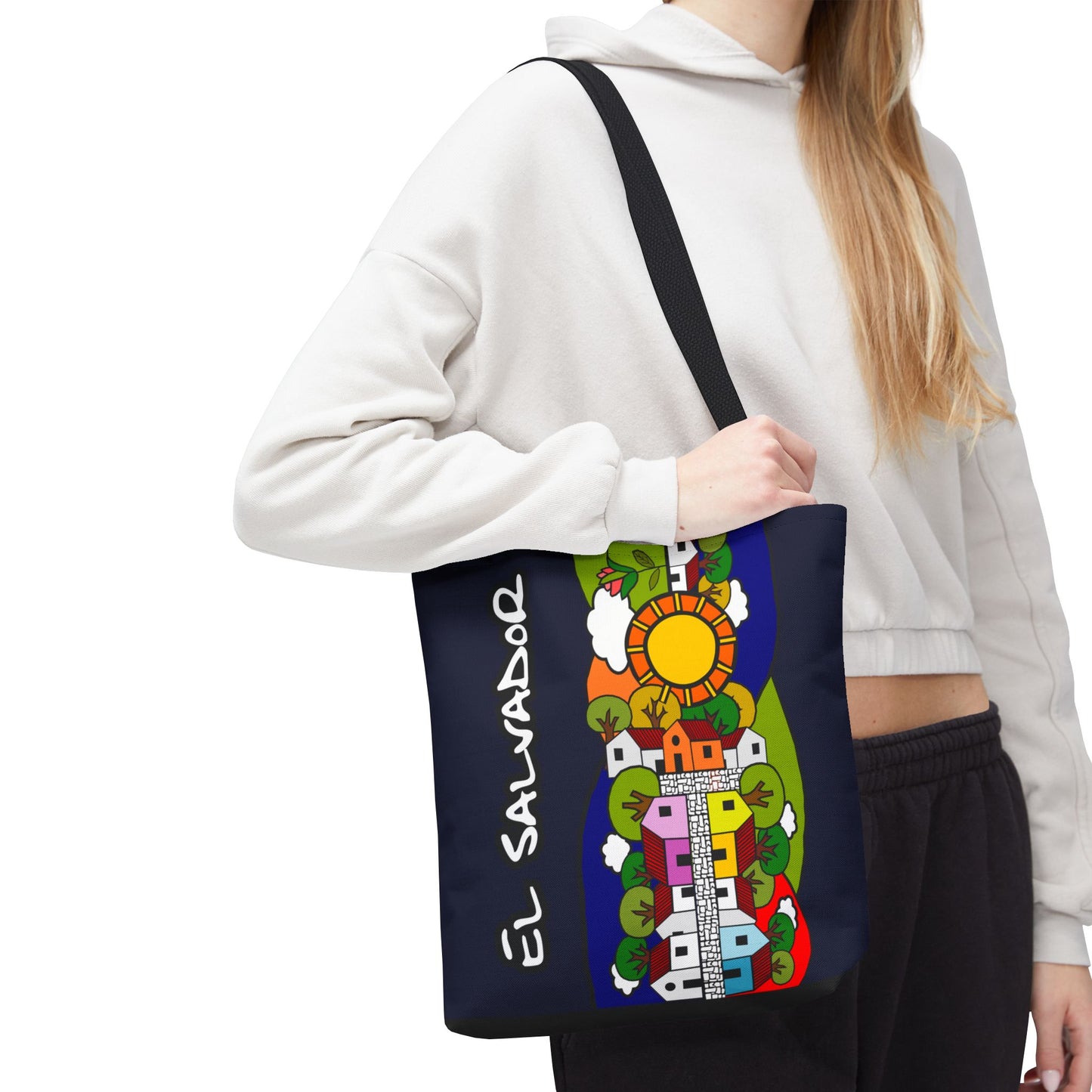 Sac fourre-tout El Pueblo | El Salvador | Cadeau parfait pour toutes les occasions | polyester de haute qualité