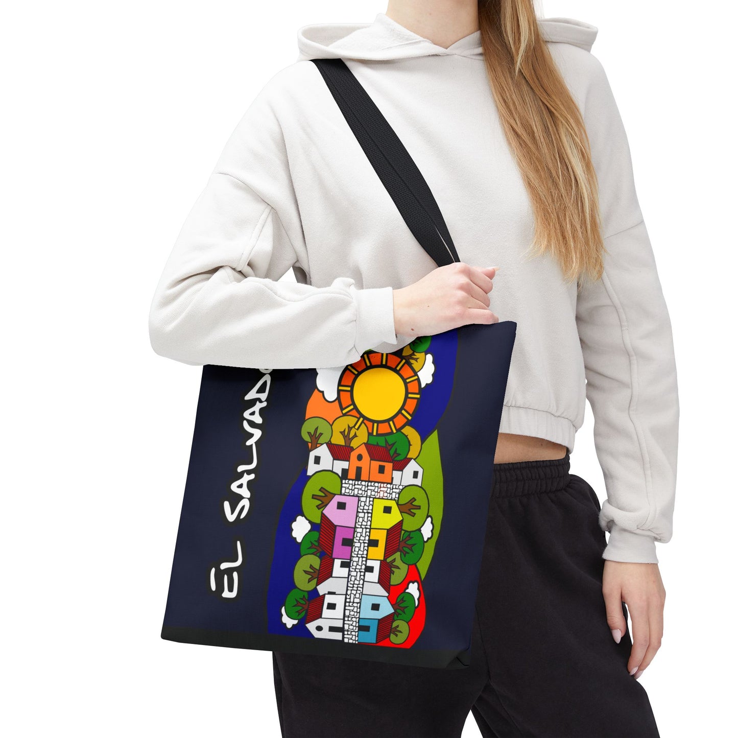 Sac fourre-tout El Pueblo | El Salvador | Cadeau parfait pour toutes les occasions | polyester de haute qualité
