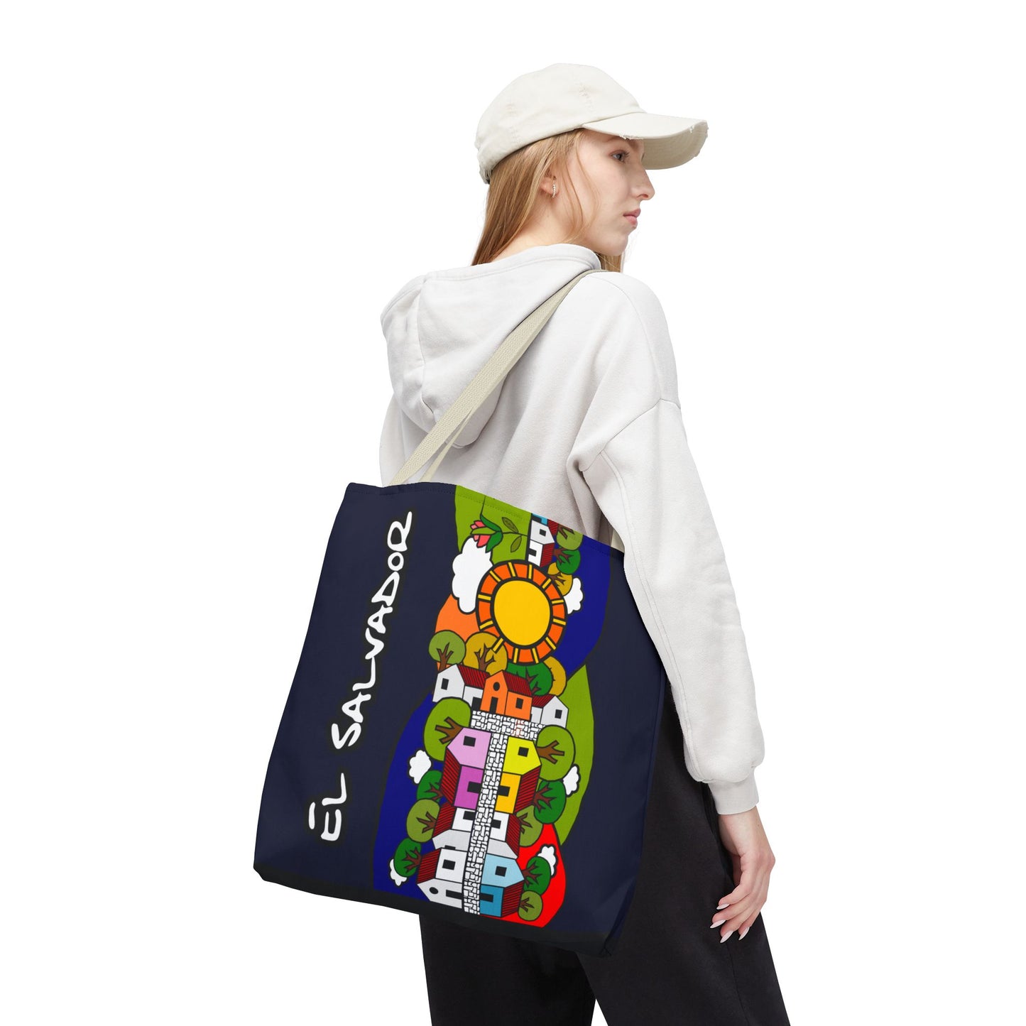 El Pueblo Tote Bag | El Salvador Gift | High-Quality Polyester
