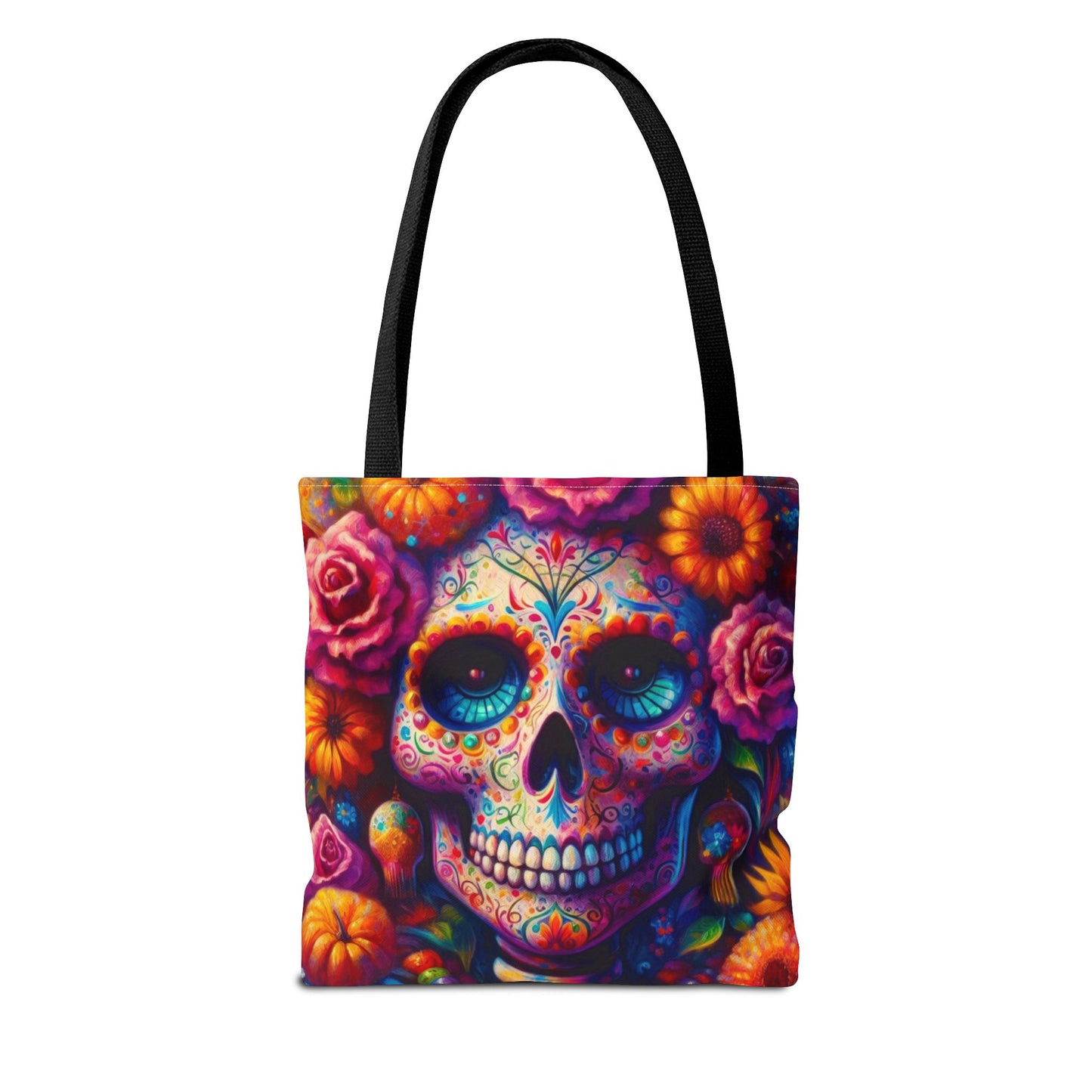 Mexican Tradition Dia de Los Muertos Cute Colorful Bags