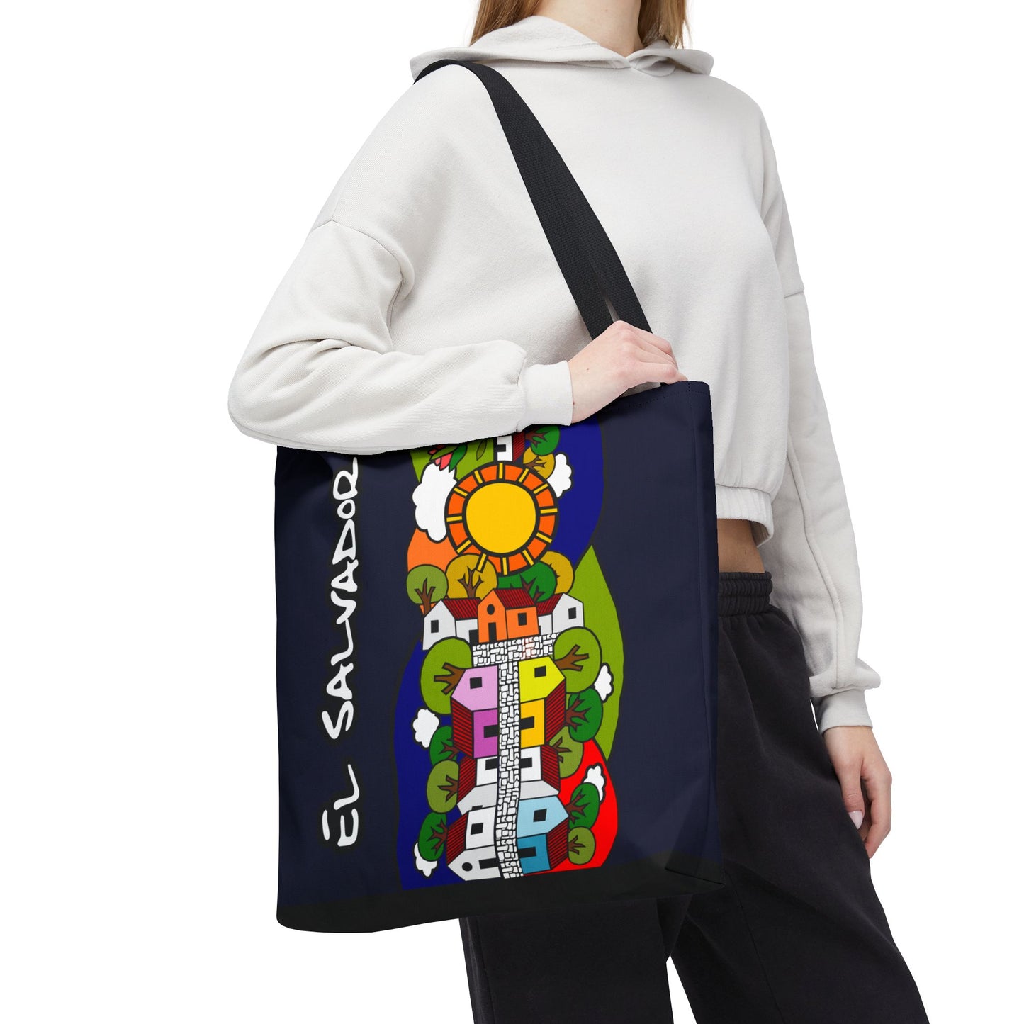 Sac fourre-tout El Pueblo | El Salvador | Cadeau parfait pour toutes les occasions | polyester de haute qualité