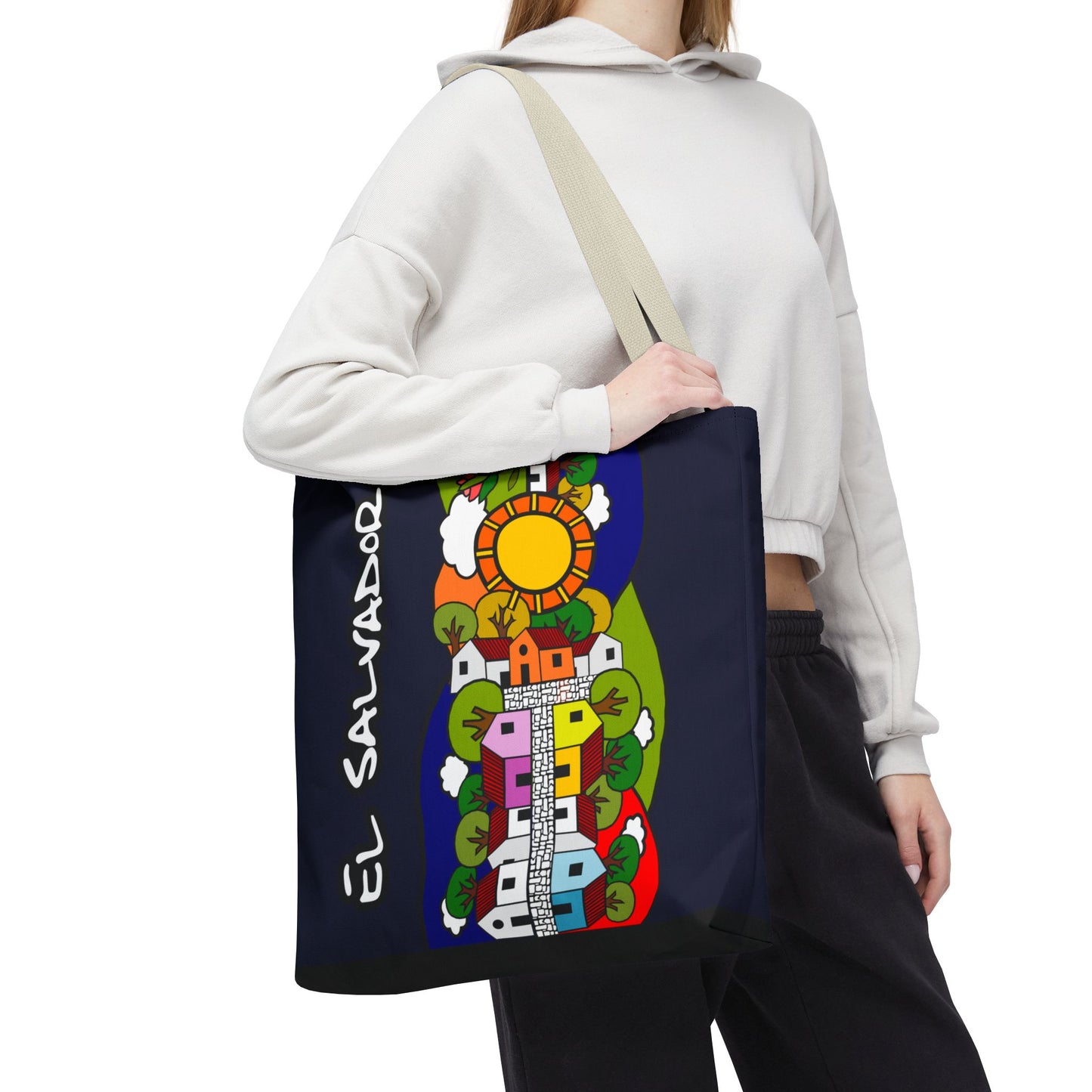 Sac fourre-tout El Pueblo | El Salvador | Cadeau parfait pour toutes les occasions | polyester de haute qualité