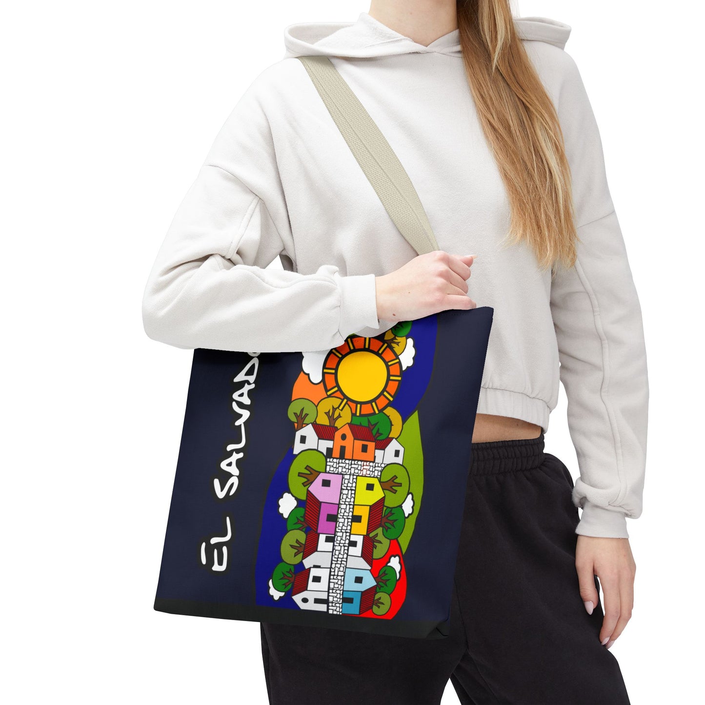 Sac fourre-tout El Pueblo | El Salvador | Cadeau parfait pour toutes les occasions | polyester de haute qualité