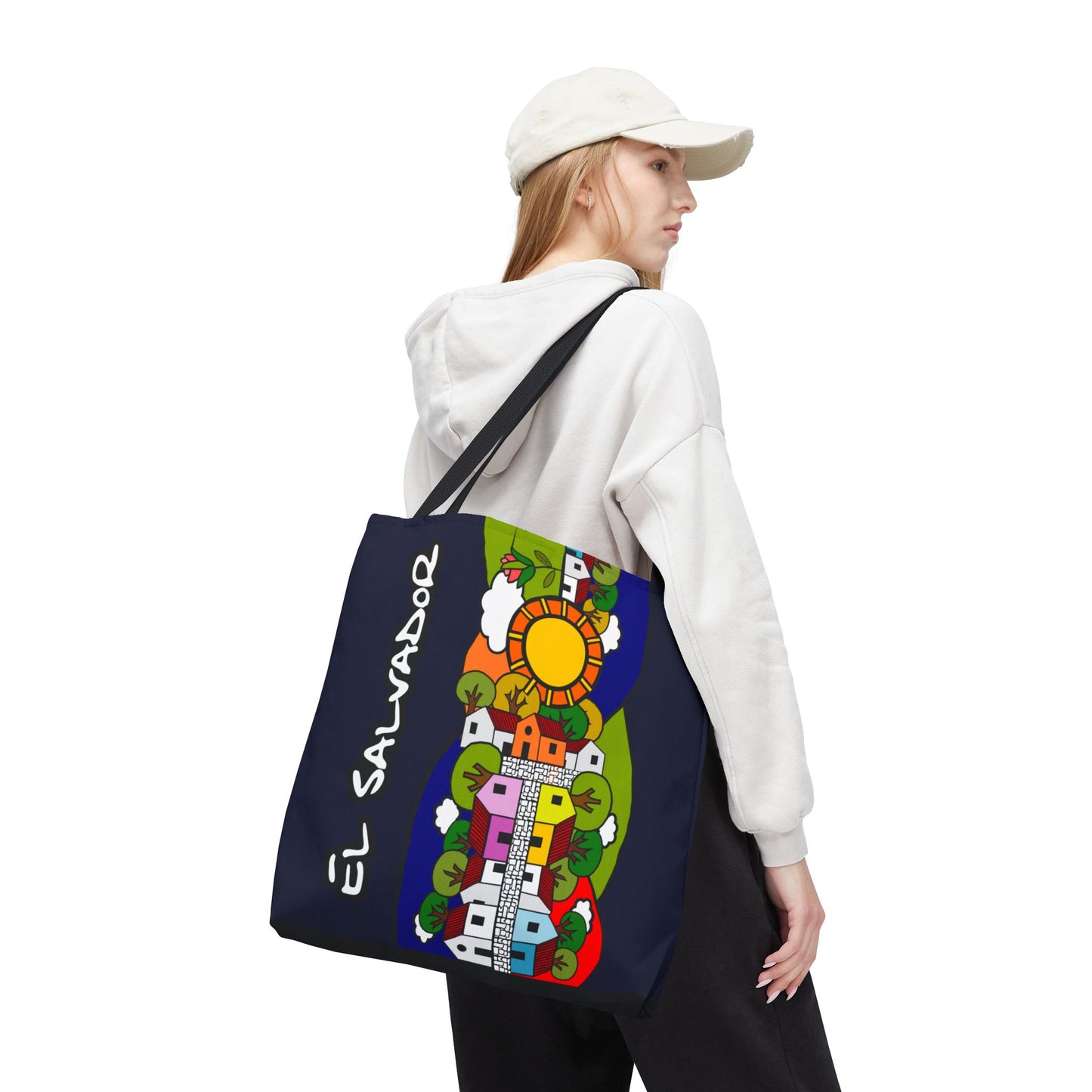 Sac fourre-tout El Pueblo | El Salvador | Cadeau parfait pour toutes les occasions | polyester de haute qualité