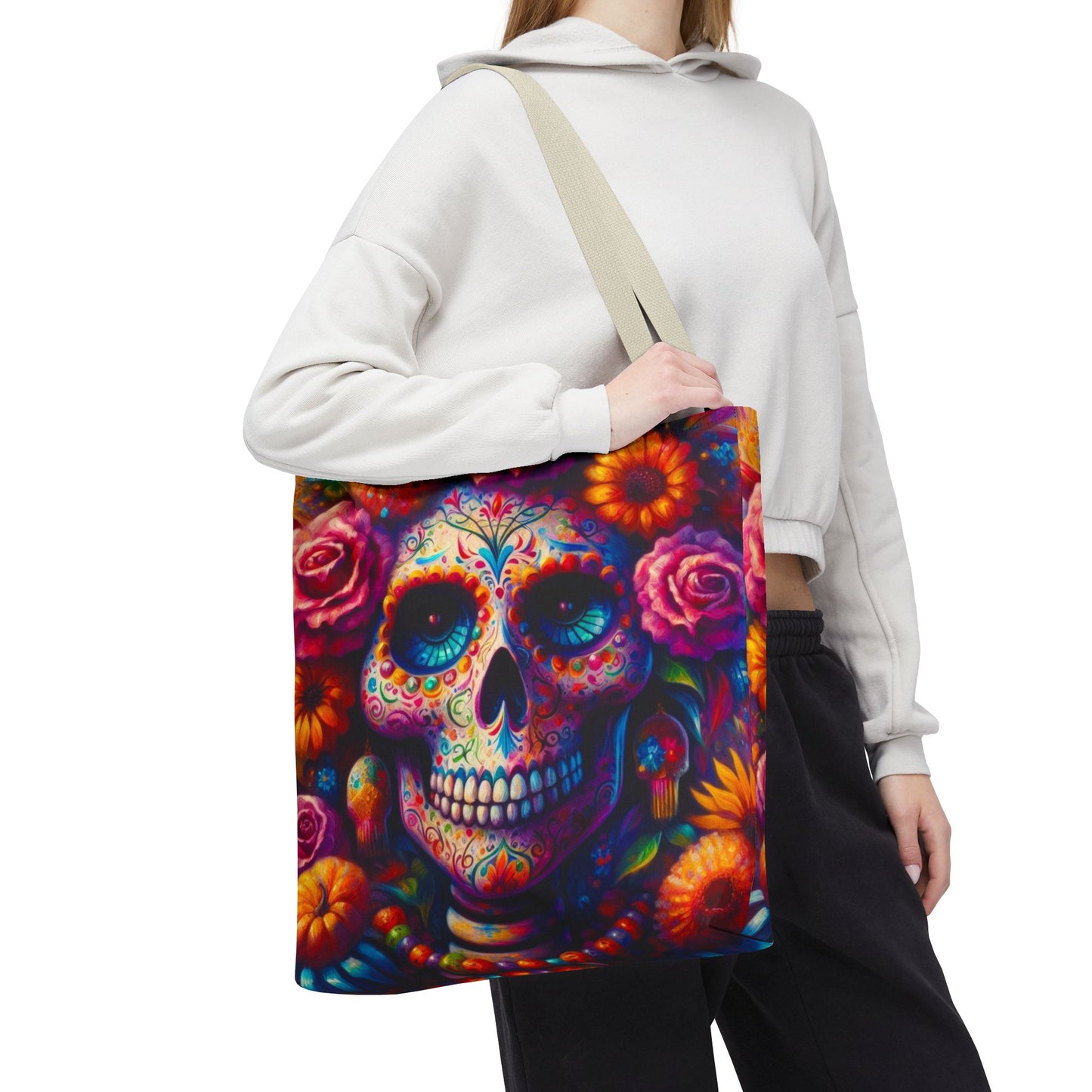Mexican Tradition Dia de Los Muertos Cute Colorful Bags