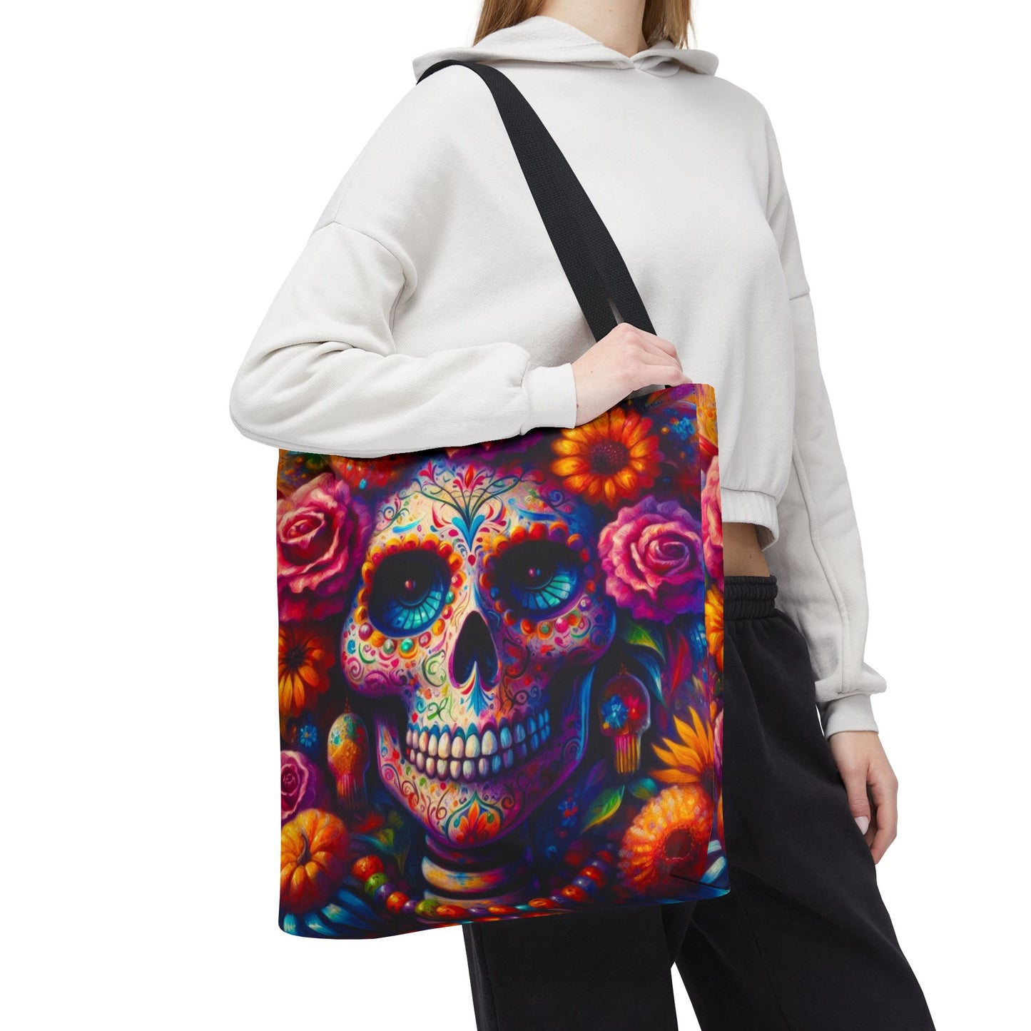 Mexican Tradition Dia de Los Muertos Cute Colorful Bags
