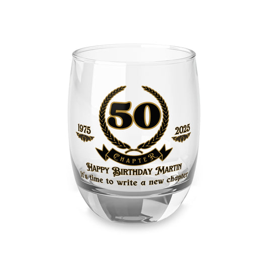 Personalized Birthday Whiskey Glass - Celebrate a New Chapter