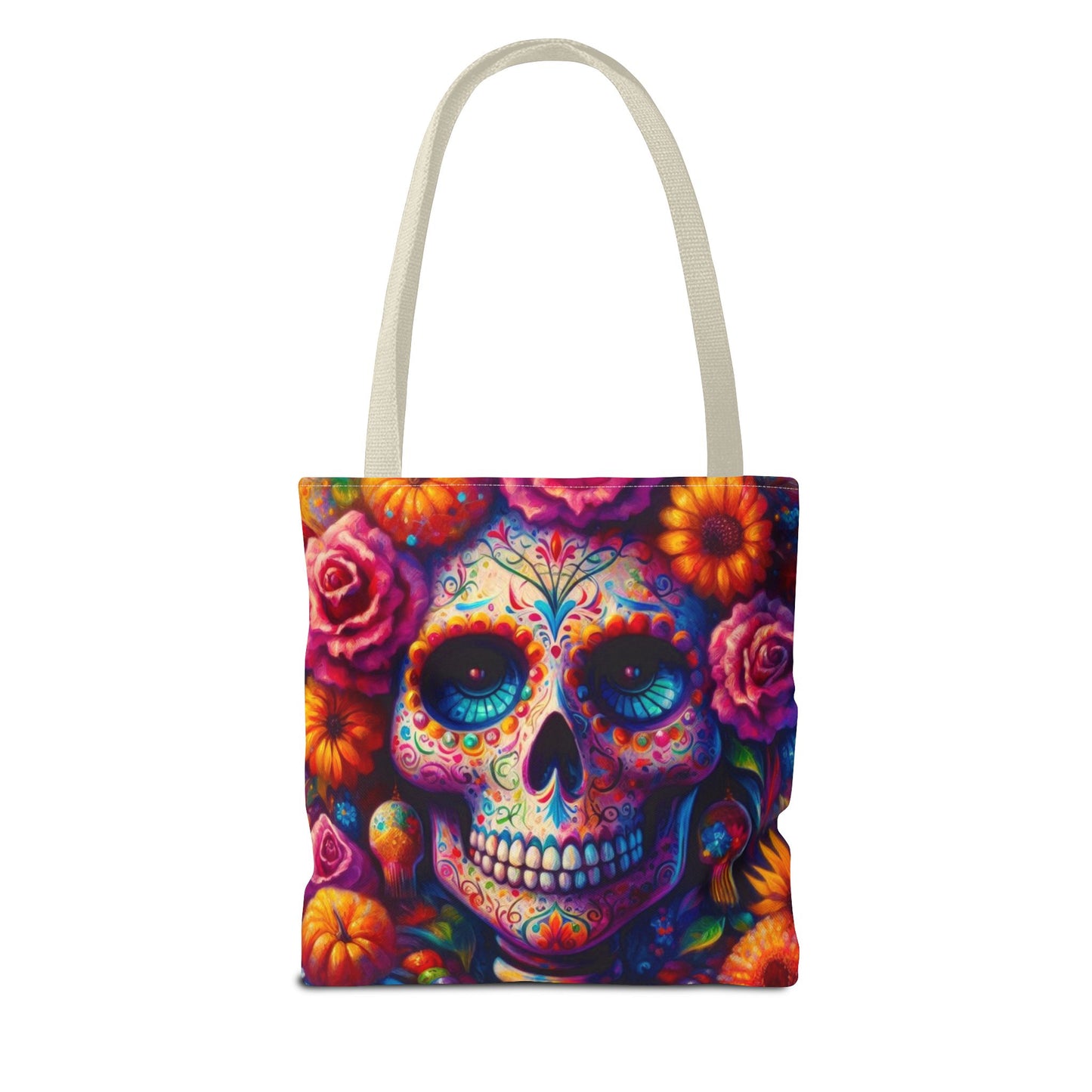 Mexican Tradition Dia de Los Muertos Cute Colorful Bags