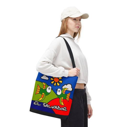 Pájaros El Salvador Bolsa Tote | El Salvador | Regalo perfecto para cualquier ocasión | poliéster de alta calidad