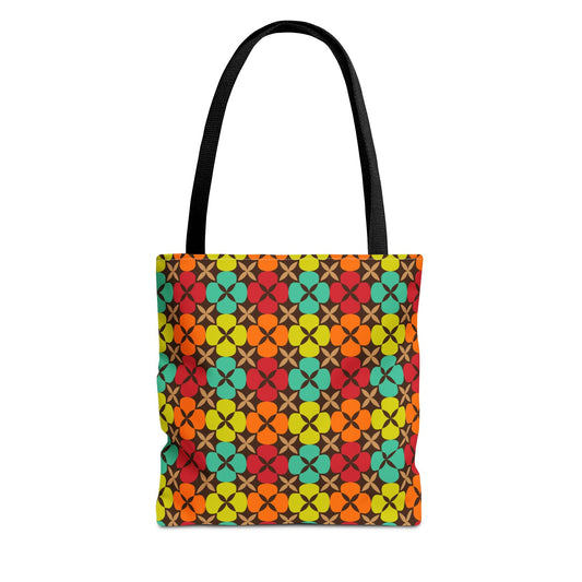 New - Multicolored Flowers New York Tote Bag - NY GIftcraft