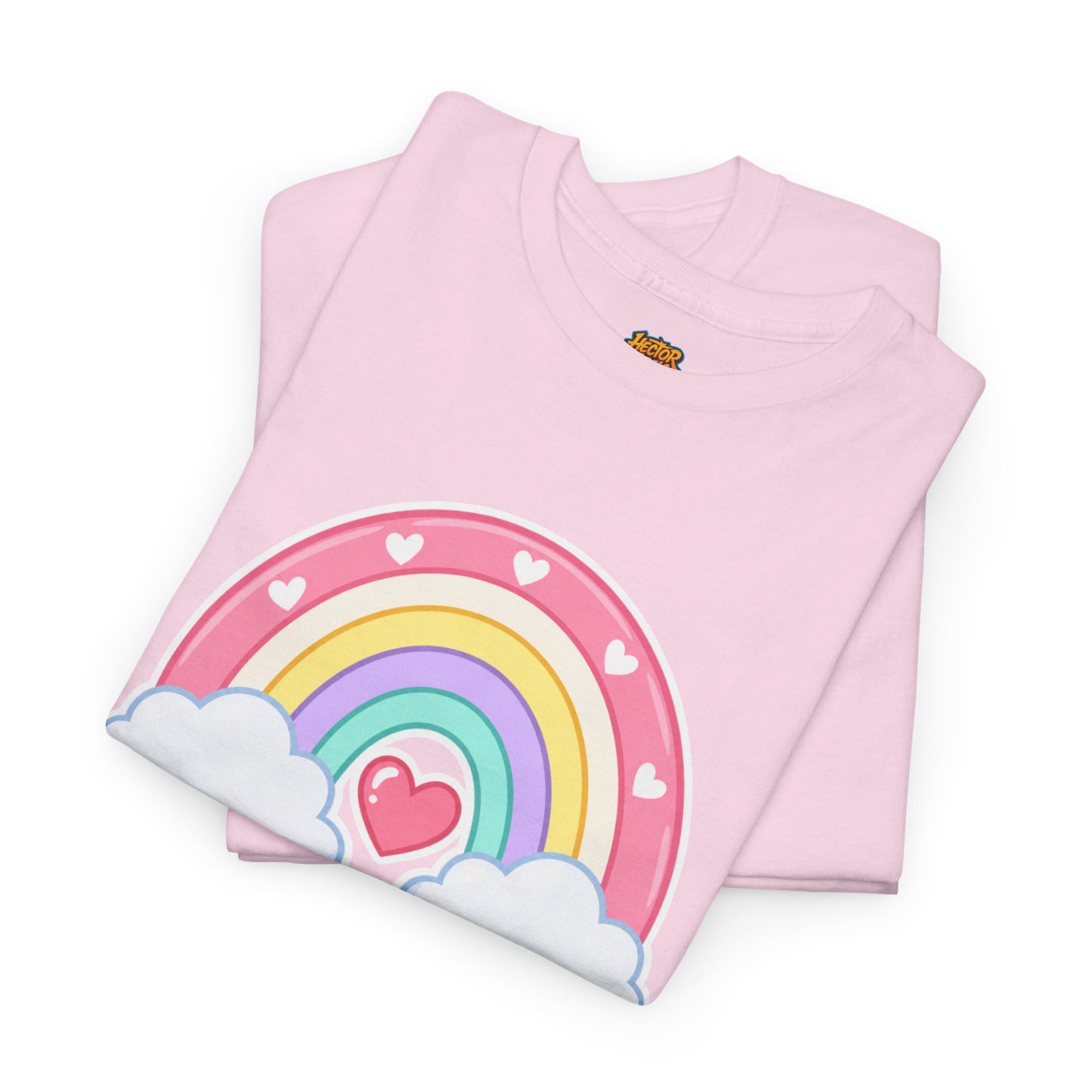 Rainbow Cotton Tee - Personalized Custom T-Shirt for Teachers