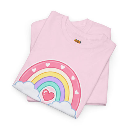 Rainbow Cotton Tee - Personalized Custom T-Shirt for Teachers