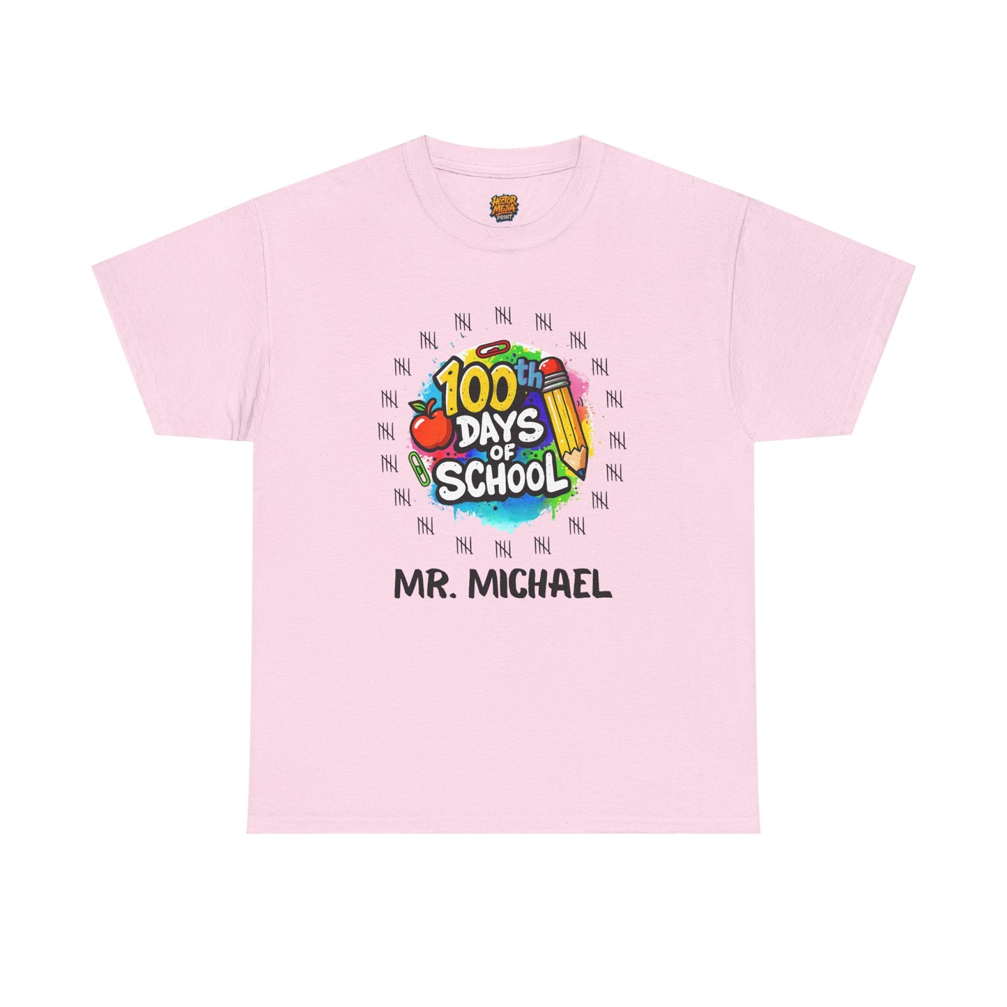 100 Days of School Unisex Tee, Customizable shirt