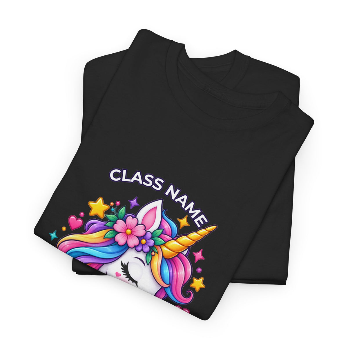 Personalized Unicorn Teacher Shirt – Custom Name & Classroom T-Shirt