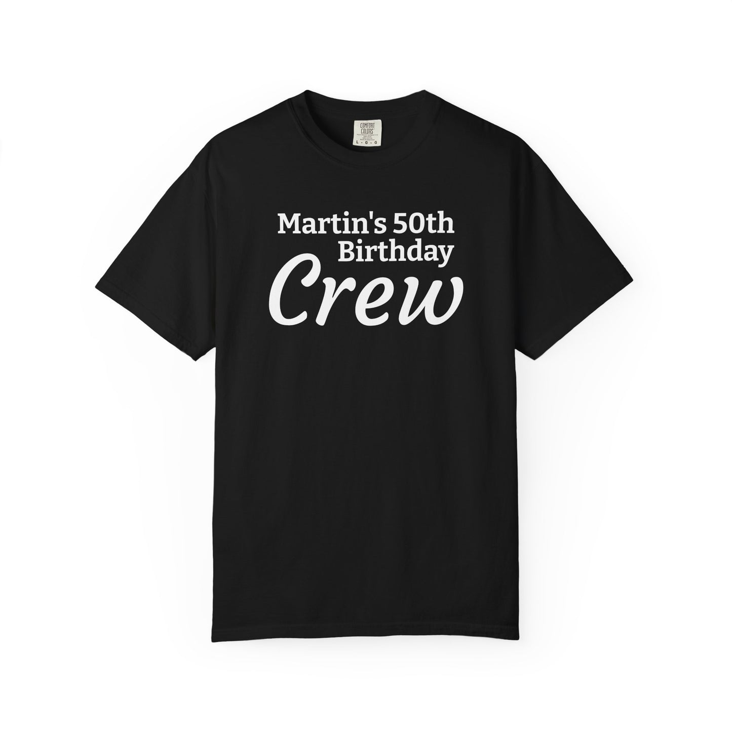 Birthday Crew T-Shirt — Personalized "Michael's 50th Birthday Crew" Tee