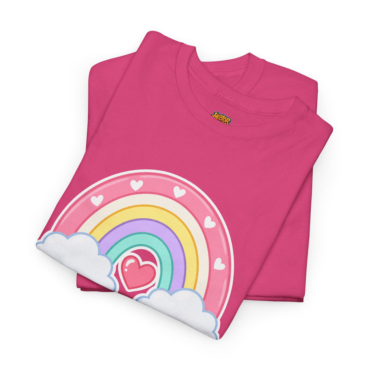 Rainbow Cotton Tee - Personalized Custom T-Shirt for Teachers
