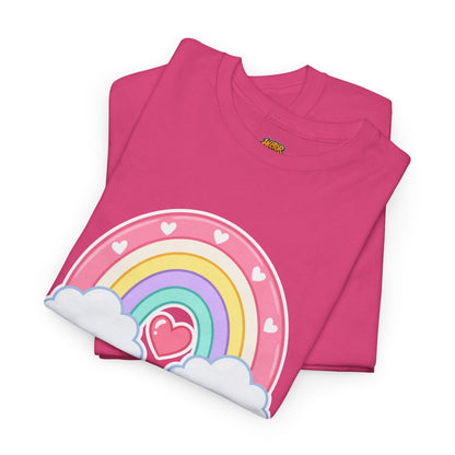 Rainbow Cotton Tee - Personalized Custom T-Shirt for Teachers