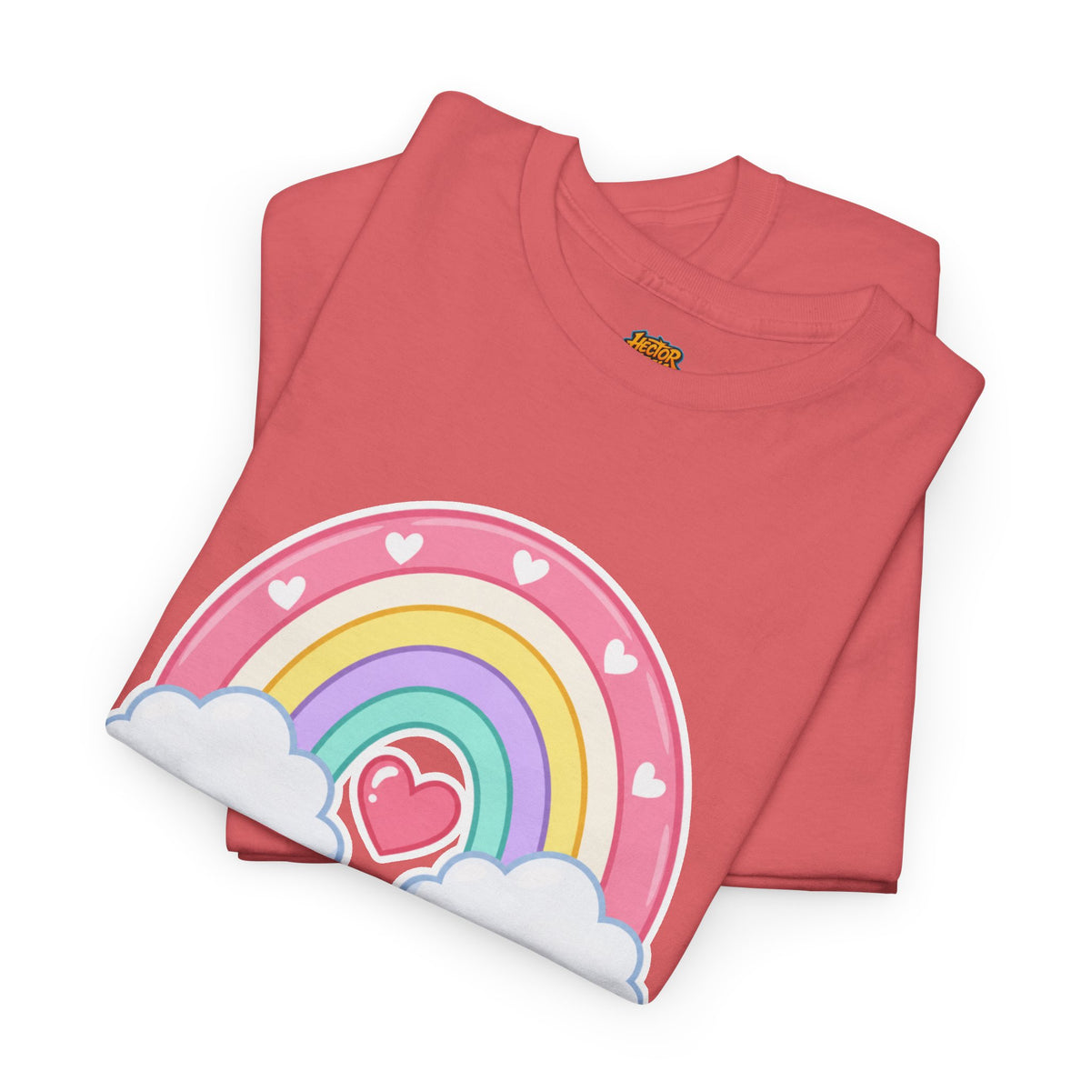 Rainbow Cotton Tee - Personalized Custom T-Shirt for Teachers