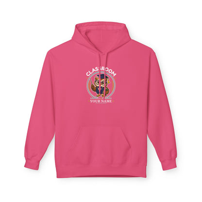 Personalized Teacher Owl Hoodie – Custom Name & Classroom Sweatshirt