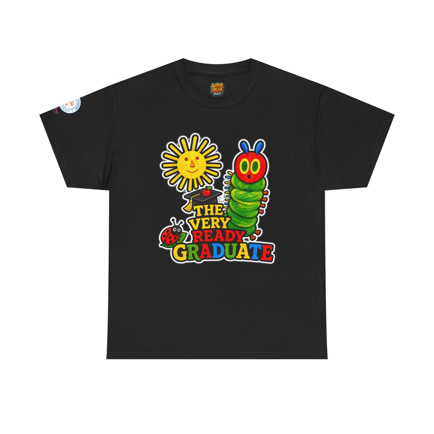 1.0 Personalized Very Ready Graduate Staff Shirt | Custom Teacher Name and Role T-Shirt | Preschool & Kindergarten Graduation Tee