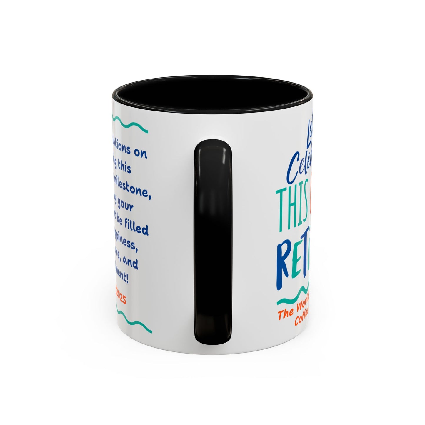 Retirement Coffee Mug, Personalized Gift, Cozy Celebration Present, Milestone Commemoration, Office Desk Decor, Retirement Gift Idea,