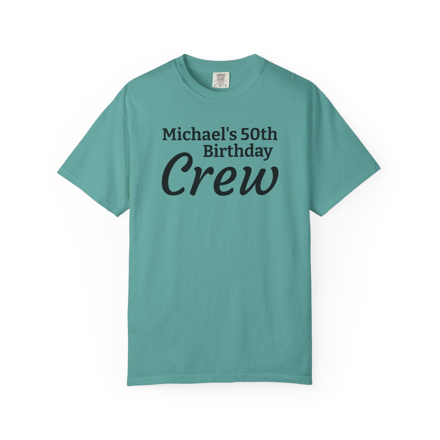Birthday Crew T-Shirt — Personalized "Michael's 50th Birthday Crew" Tee