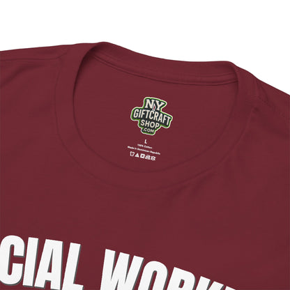 Personalized Social Worker T-Shirt with Custom Name | Social Work Gift