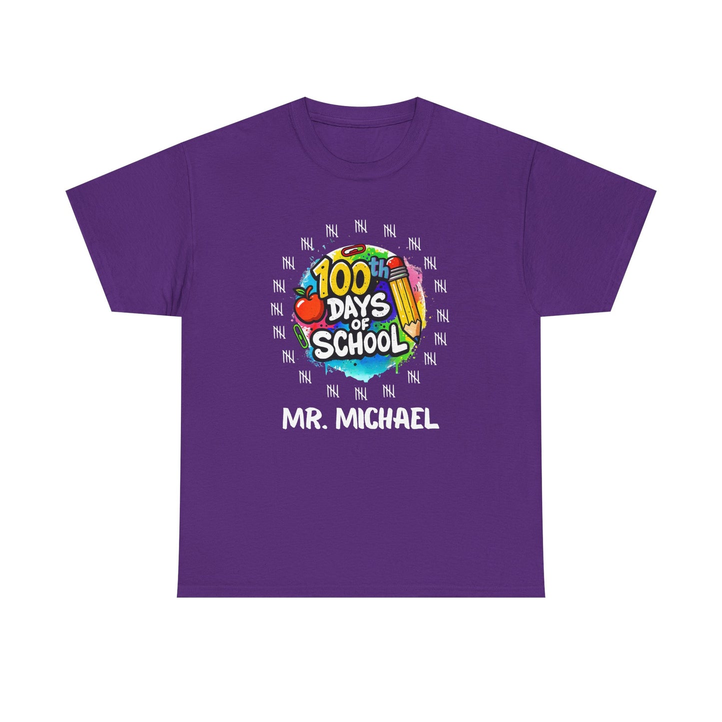 100 Days of School Unisex Tee, Customizable shirt
