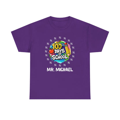 100 Days of School Unisex Tee, Customizable shirt