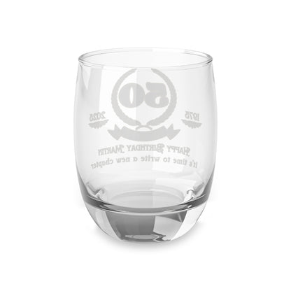 Personalized Birthday Whiskey Glass - Celebrate a New Chapter