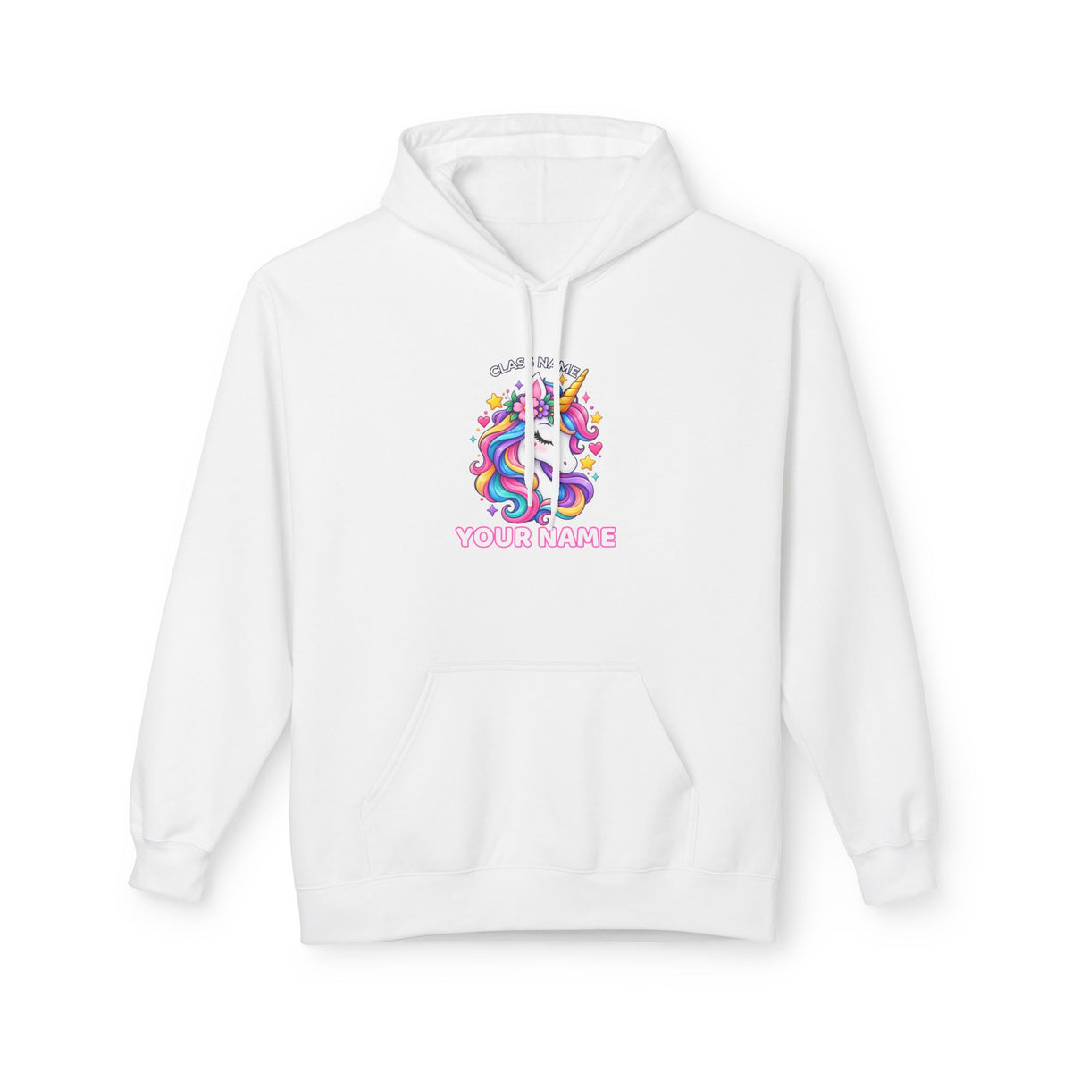 Personalized Unicorn Teacher Hoodie – Custom Name & Classroom Sweatshirt