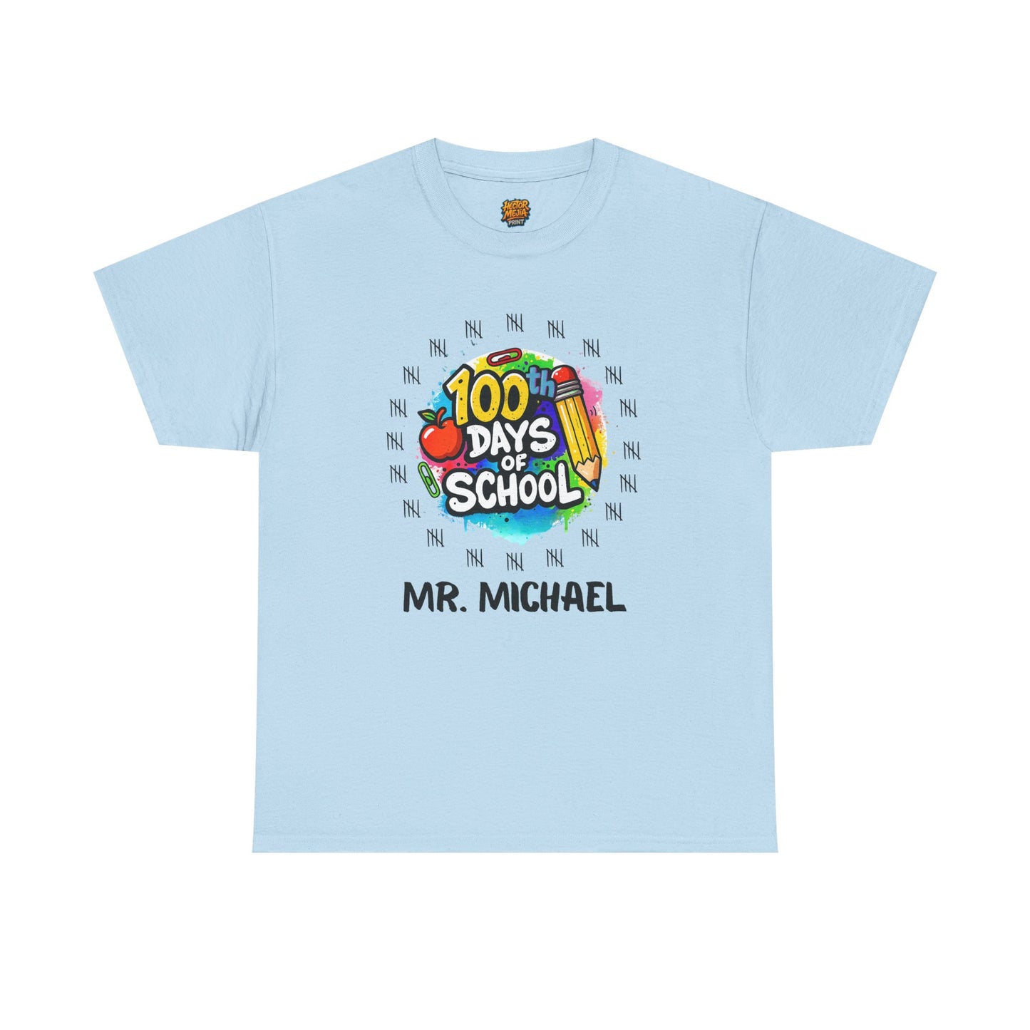100 Days of School Unisex Tee, Customizable shirt