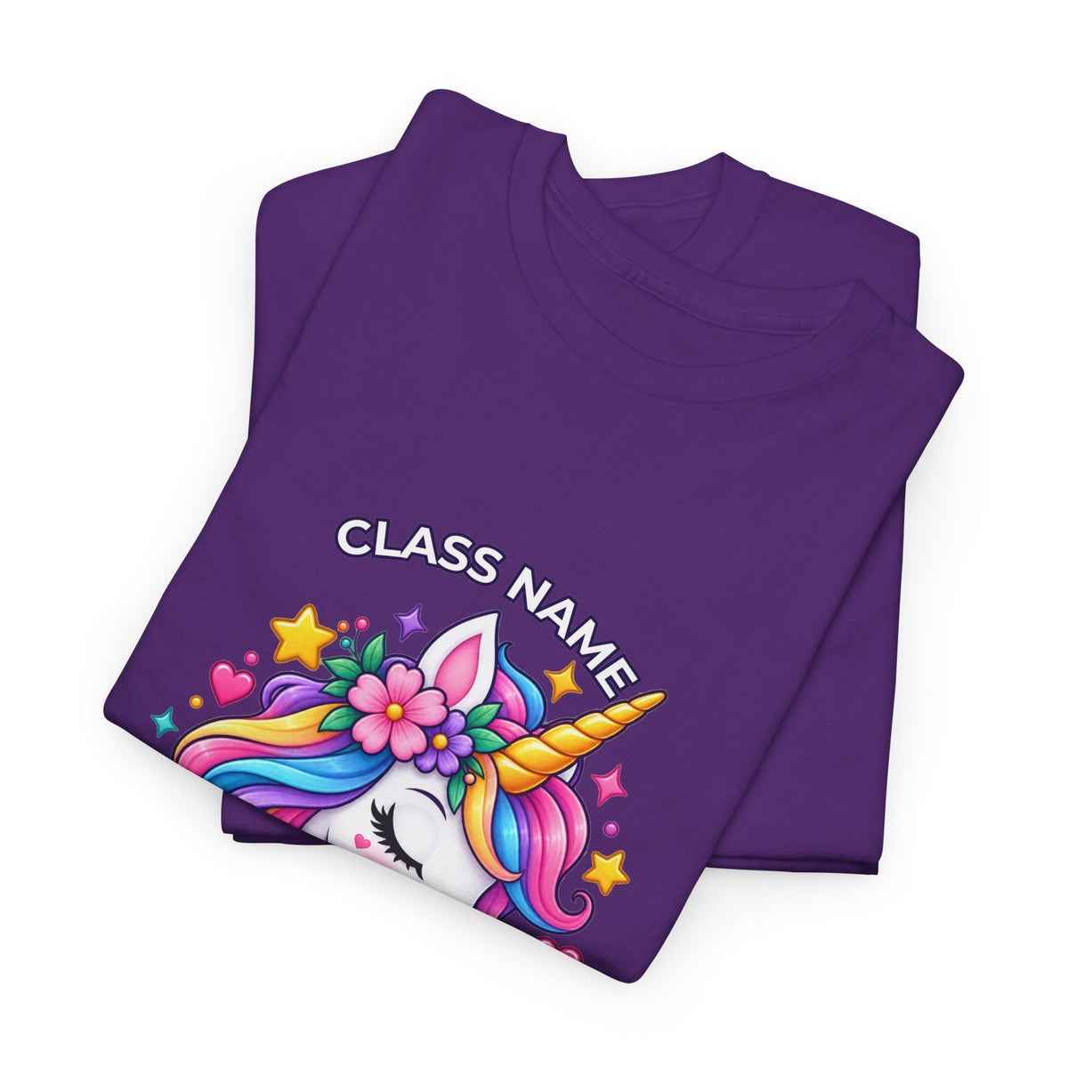 Personalized Unicorn Teacher Shirt – Custom Name & Classroom T-Shirt