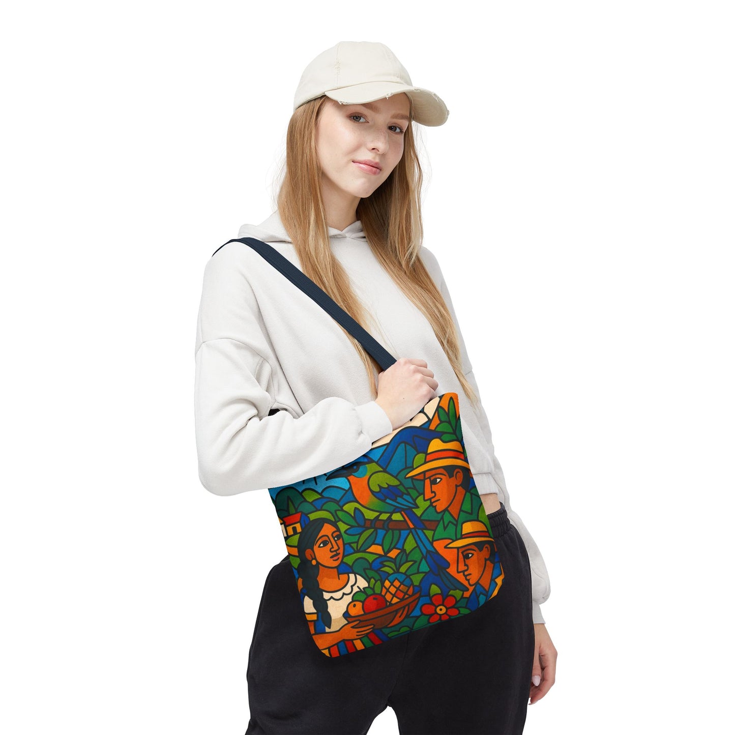 Torogoz Vibrant Art Tote Bag - Perfect Gift for Art and Nature Lovers