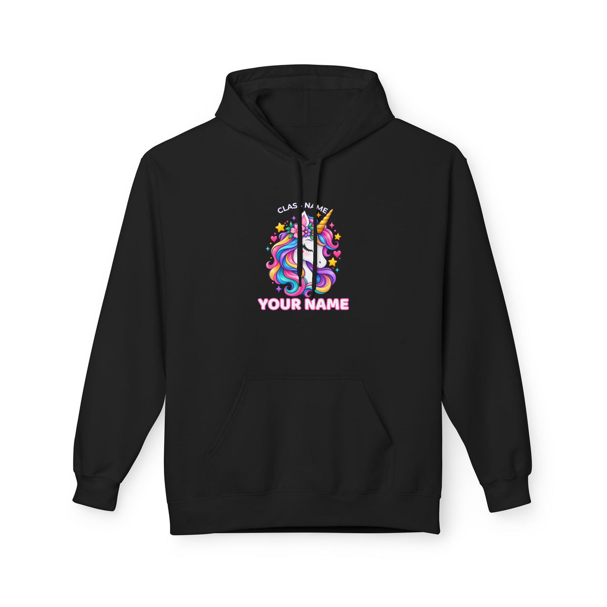 Personalized Unicorn Teacher Hoodie – Custom Name & Classroom Sweatshirt