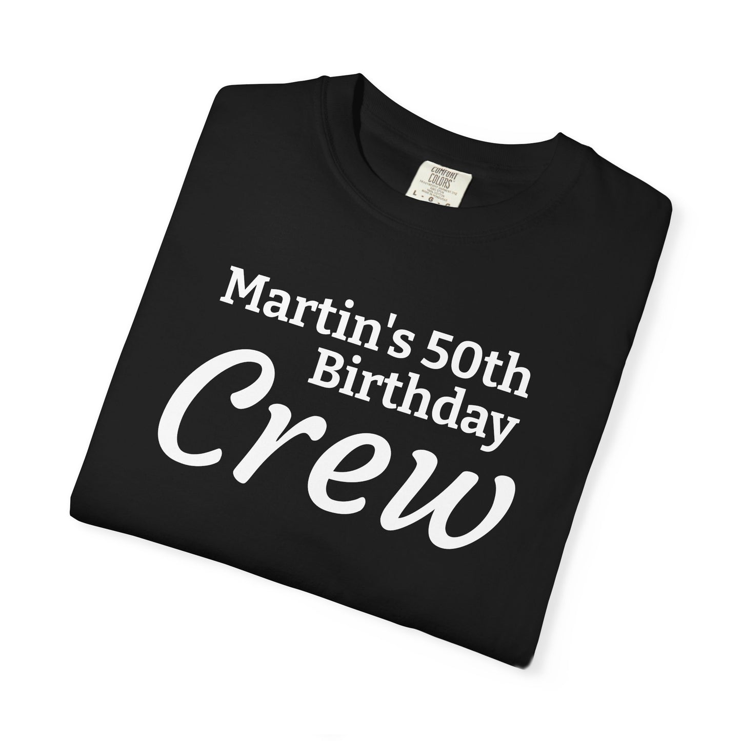 Birthday Crew T-Shirt — Personalized "Michael's 50th Birthday Crew" Tee