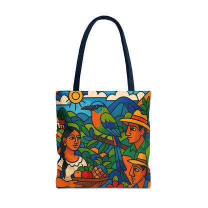 Torogoz Vibrant Art Tote Bag - Perfect Gift for Art and Nature Lovers