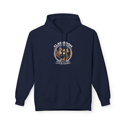 Personalized Teacher Owl Hoodie – Custom Name & Classroom Sweatshirt