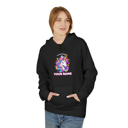 Personalized Unicorn Teacher Hoodie – Custom Name & Classroom Sweatshirt