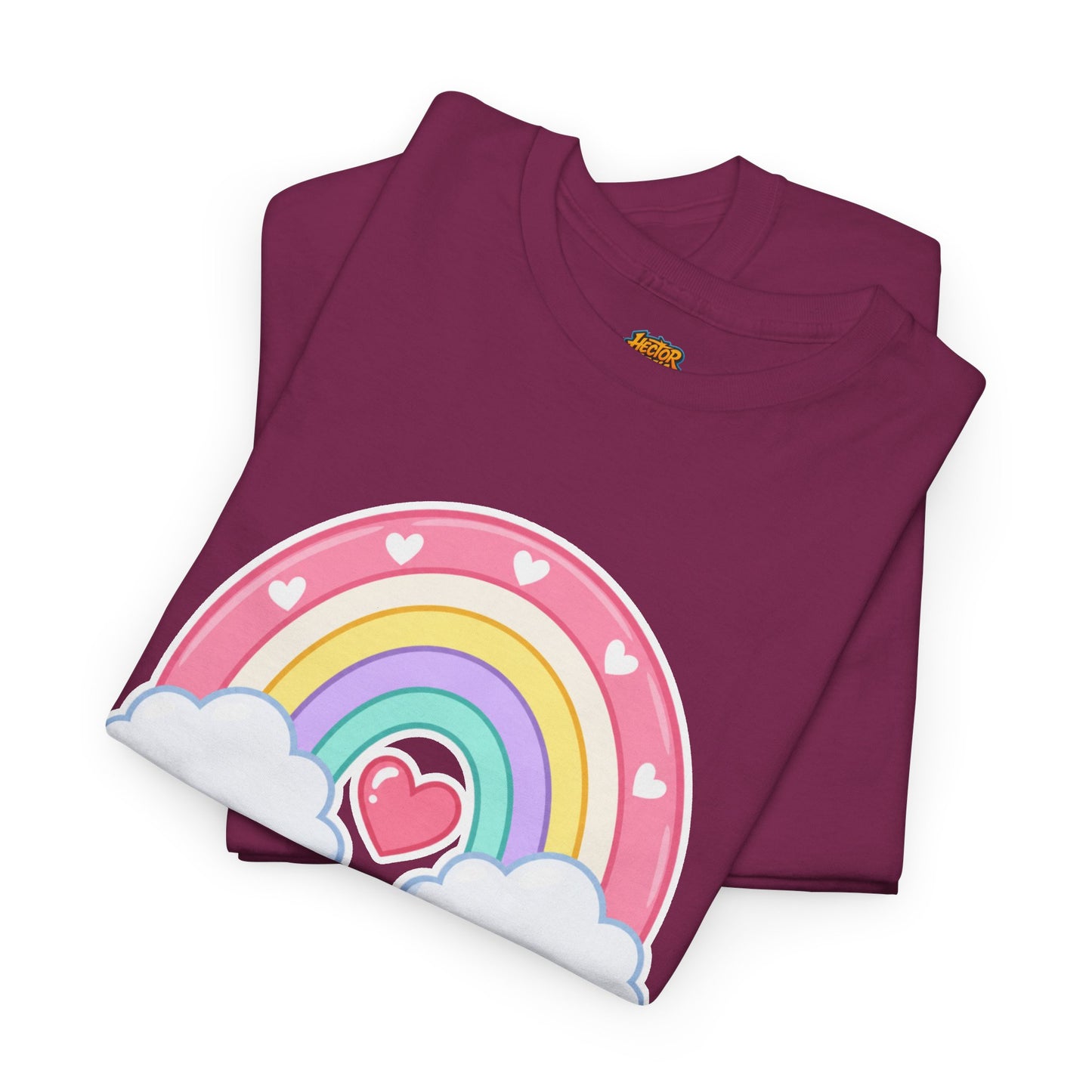 Rainbow Cotton Tee - Personalized Custom T-Shirt for Teachers