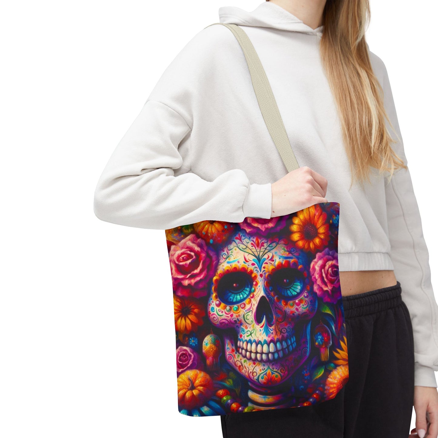 Mexican Tradition Dia de Los Muertos Cute Colorful Bags