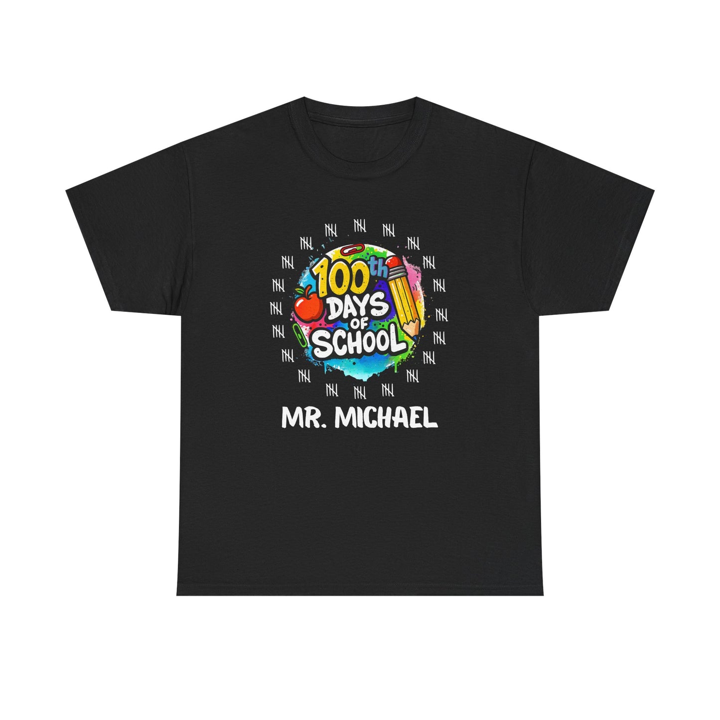 100 Days of School Unisex Tee, Customizable shirt
