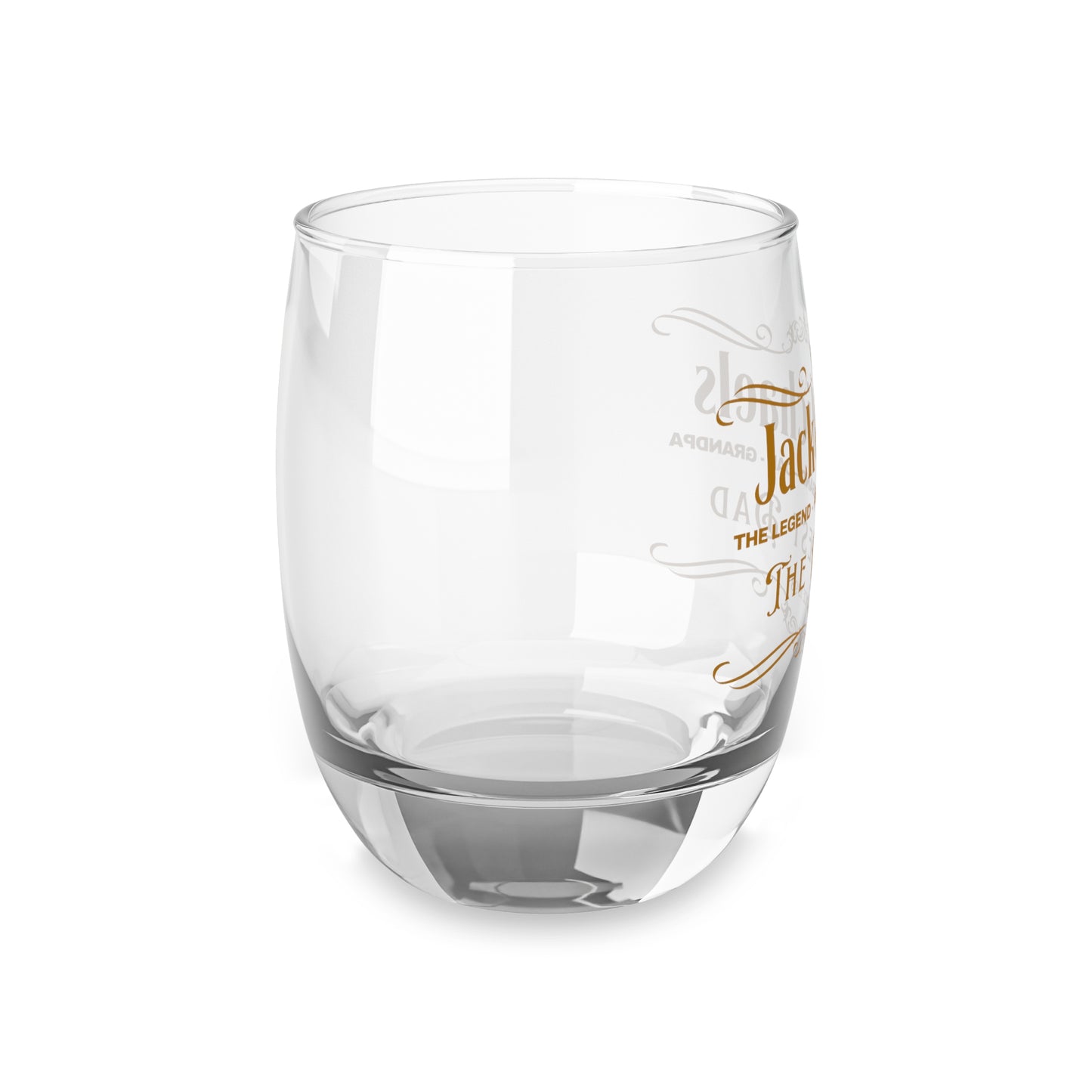 Personalized Whiskey Glass - Best Dad, Unique Gift for Husband, Novelty Birthday Present, Engraved Glass for Fathers Day, Custom Barware