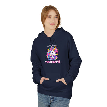 Personalized Unicorn Teacher Hoodie – Custom Name & Classroom Sweatshirt
