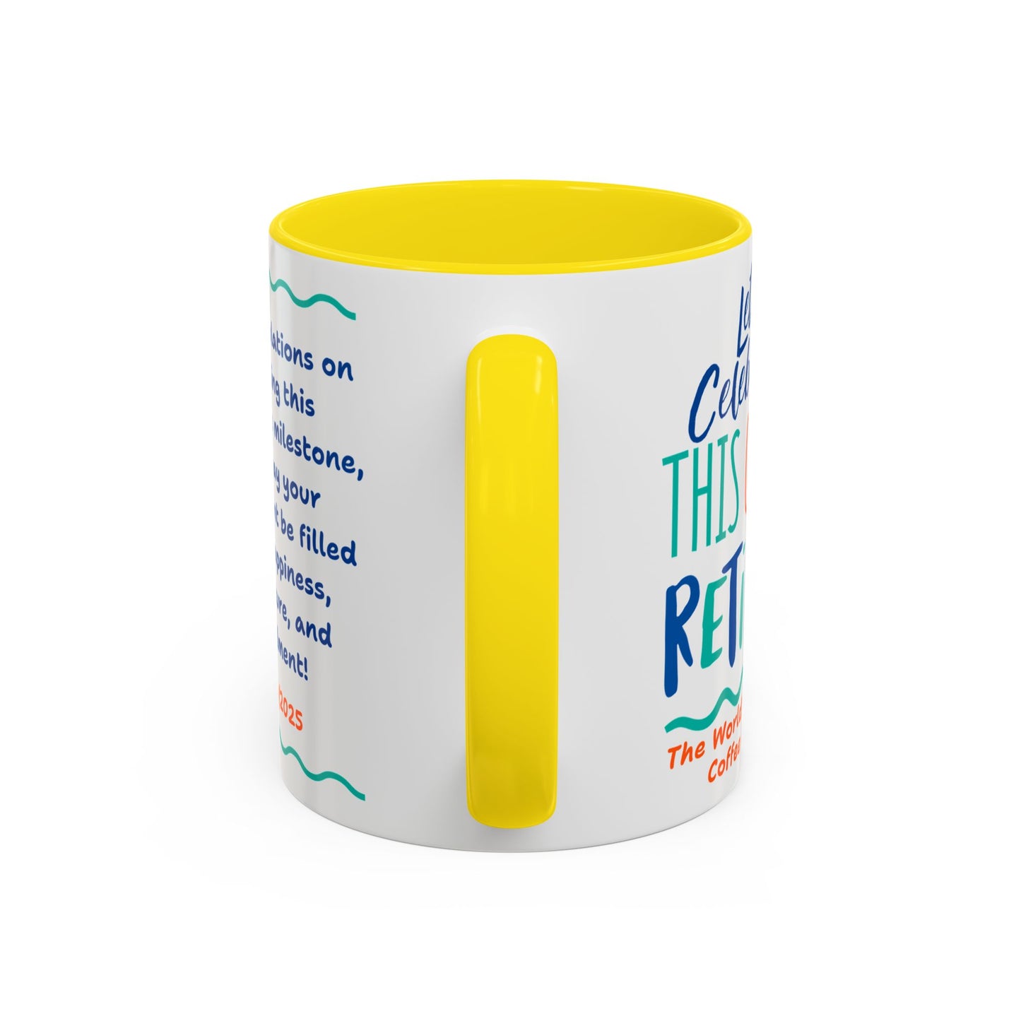 Retirement Coffee Mug, Personalized Gift, Cozy Celebration Present, Milestone Commemoration, Office Desk Decor, Retirement Gift Idea,