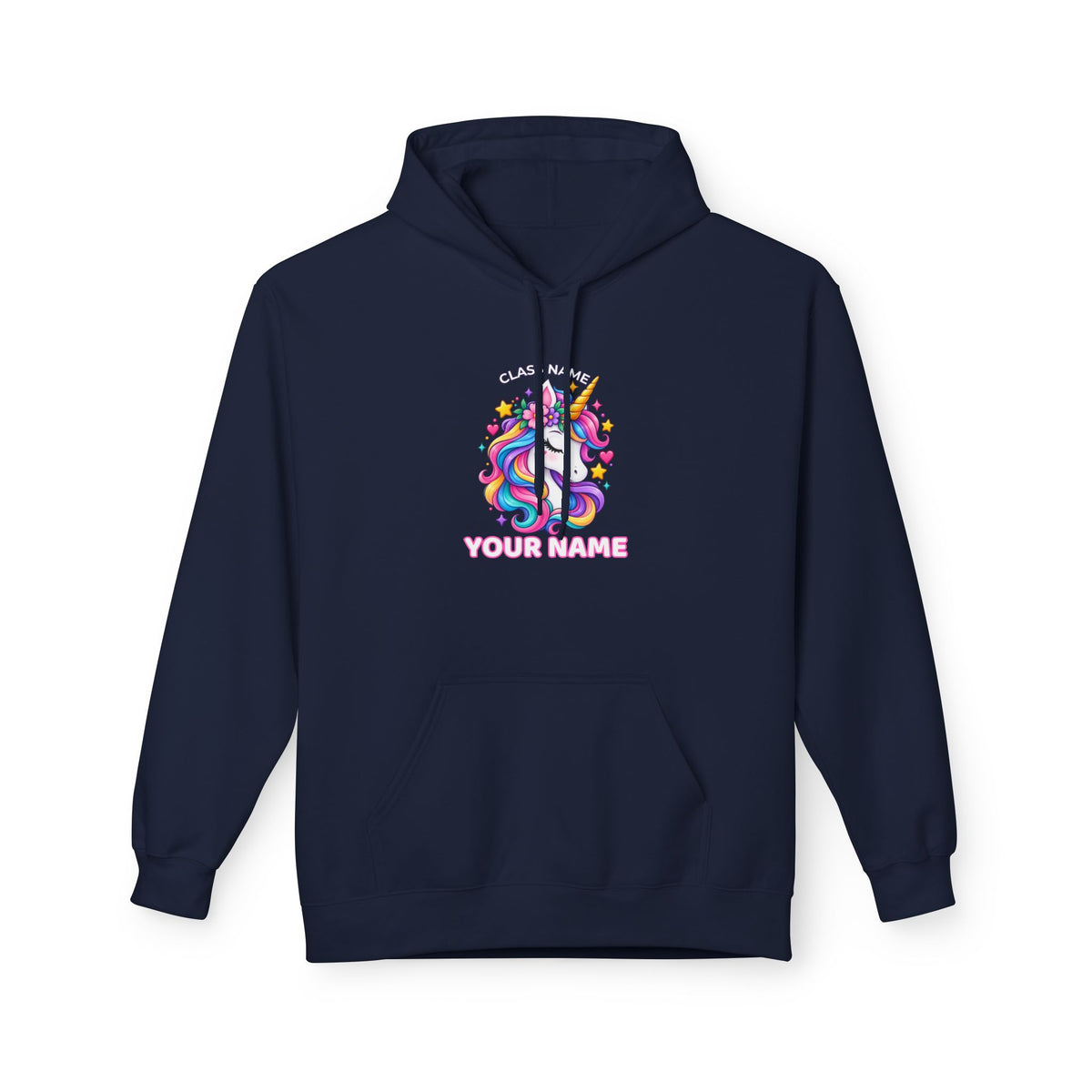 Personalized Unicorn Teacher Hoodie – Custom Name & Classroom Sweatshirt