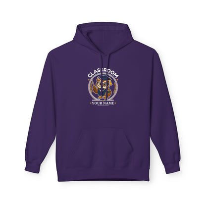 Personalized Teacher Owl Hoodie – Custom Name & Classroom Sweatshirt