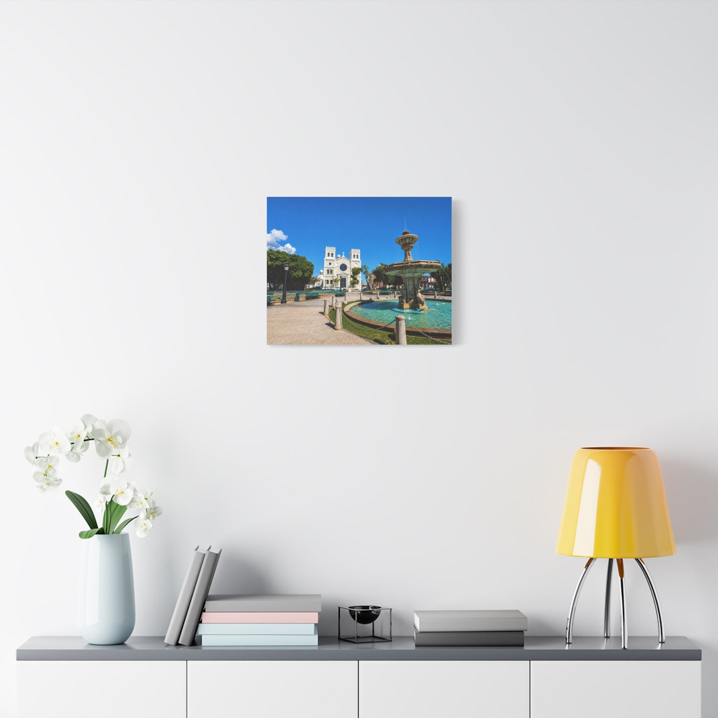 Plaza Canvas Print — Matte Stretched Wall Art