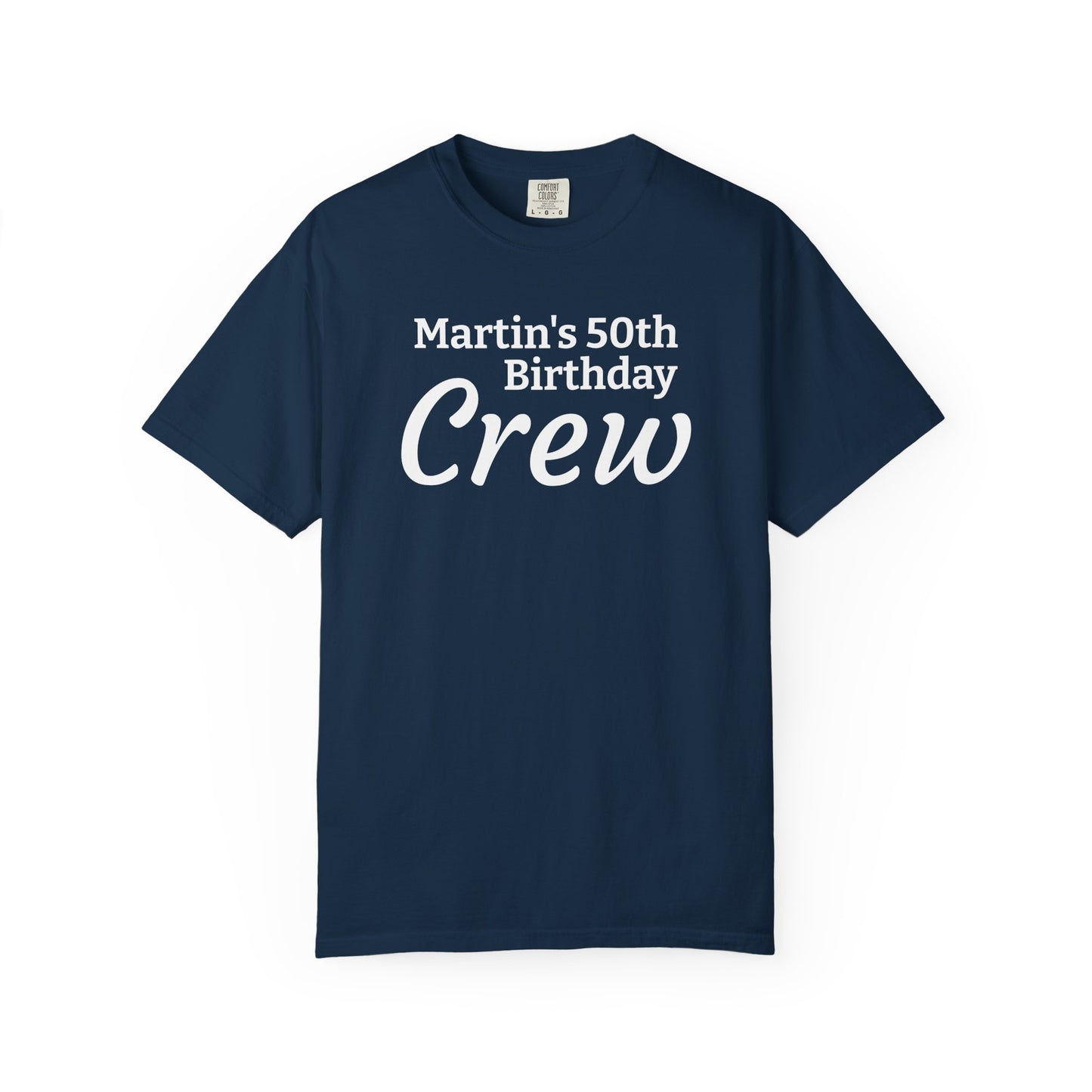 Birthday Crew T-Shirt — Personalized "Michael's 50th Birthday Crew" Tee