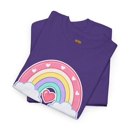 Rainbow Cotton Tee - Personalized Custom T-Shirt for Teachers